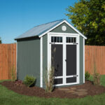 Garden 6 ft. W x 8 ft. D Wood Storage Shed with Floor