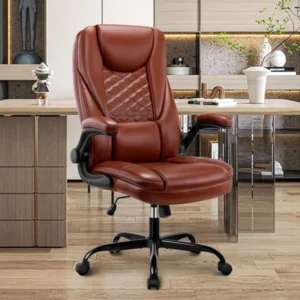 Loriece Ergonomic Executive Chair with Flip-up Armrests